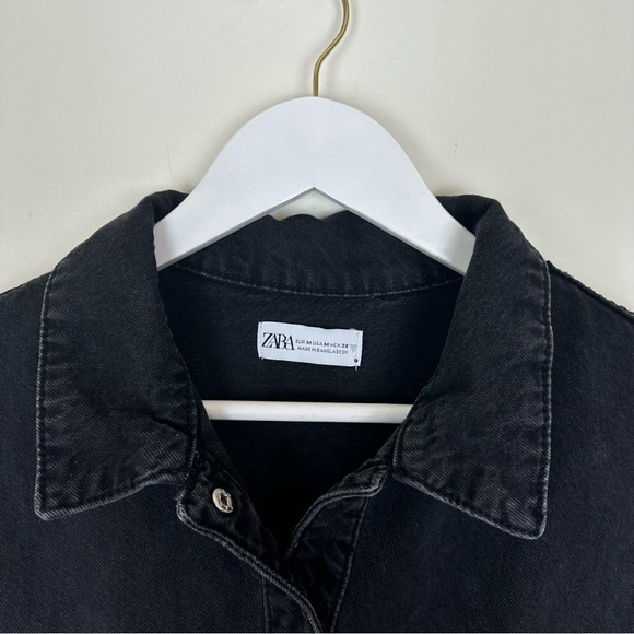 Zara Black Denim Romper - Picture 10 of 13